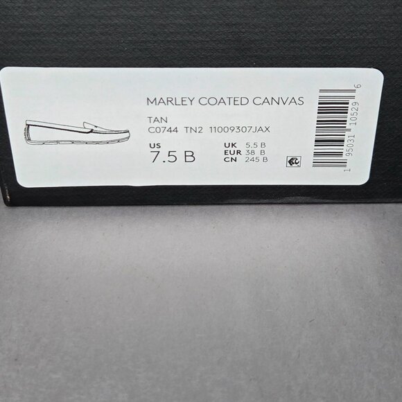 NWT Coach Women's Marley Driver Tan Logo Loafers - Picture 8 of 8
